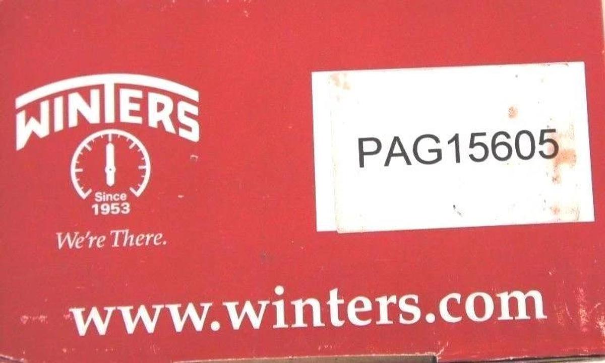 NIB WINTERS PAG15605 LIQUID PRESSURE GAUGE 4" 0-160PSI 1/2" NPT 50238787