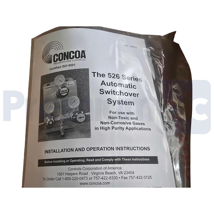 Used CONCOA 526 Series Automatic Brass Manifold Switchover System 5264278-84-001 NEW