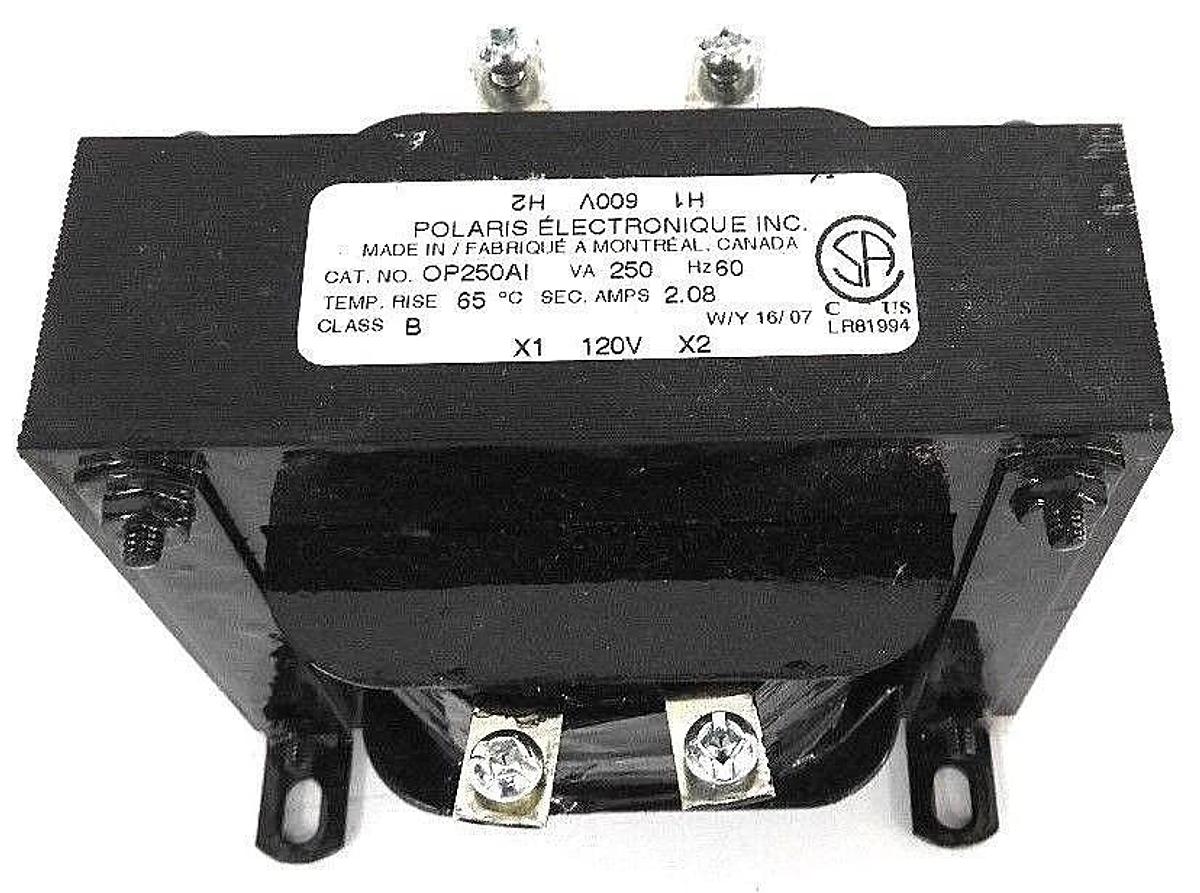 NEW POLARIS ELECTRONIQUE OP250AI CLASS B CONTROL TRANSFORMER