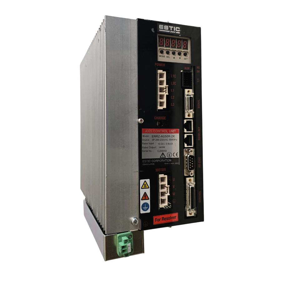 Used ESTIC ENRZ-AU50R-2K AXIS CONTROL UNIT 3P 200/230VAC 50/60HZ 13.3A/3.8kVA 2400W
