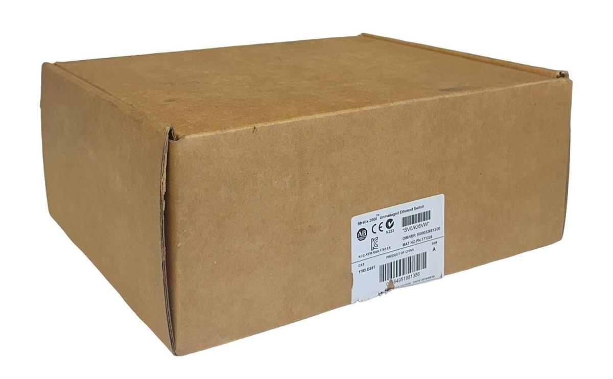 Used ALLEN BRADLEY 1783-US8T /A Stratix 2000 UNMANAGED EtherNet SWITCH 8-PORT NSMP