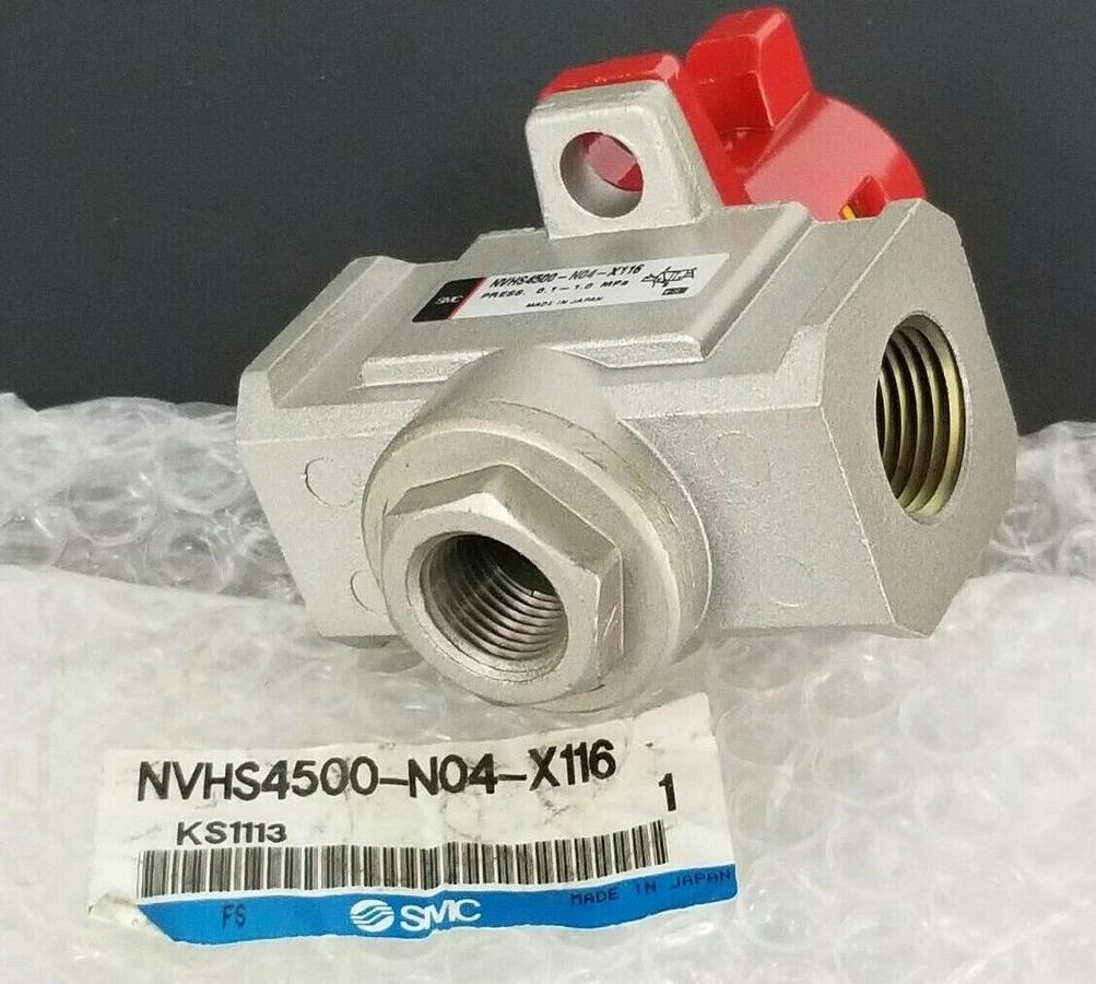 NEW SMC KVHS4500-N04-X116 SHUT OFF VALVE KVHS4500N04X116, KS1113