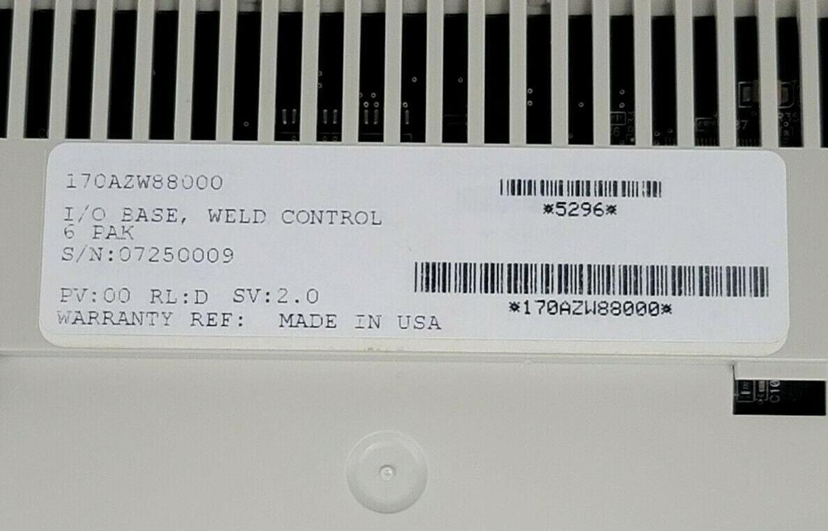 Used NIB SQUARE D 52046-491-53 DEVICENET WELDER I/O MODULE 170AZW88000, 170LNT71000