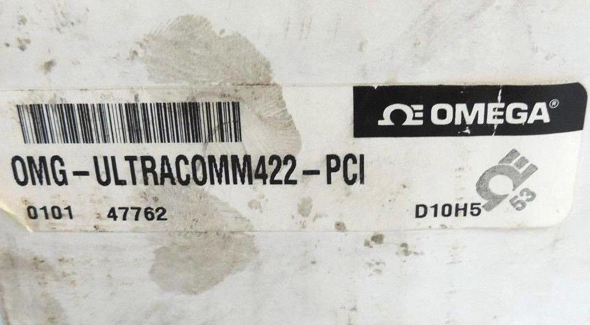NIB OMEGA OMG-ULTRA-COMM422-PCI AUTOMATIC FOUR POINT PCI RS-422/485 INTERFACE