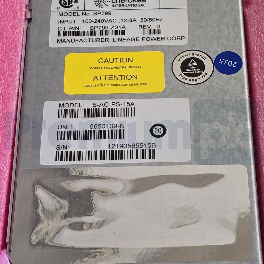 Invensys Foxboro Enterasys S-AC-PS-15A | P0973LJ S4 AC Power Supply SP799-Z01A