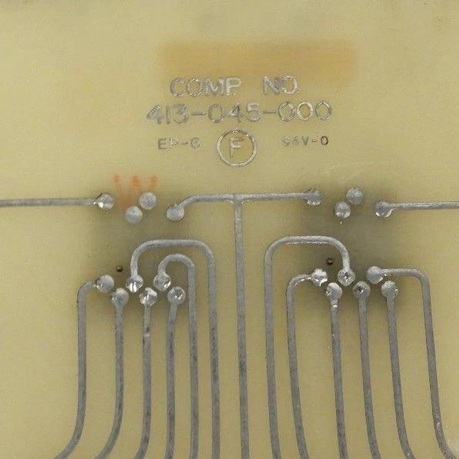 Used BURTON EMERSON 513-185-000 RELAY BOARD BRV: B DRV: A