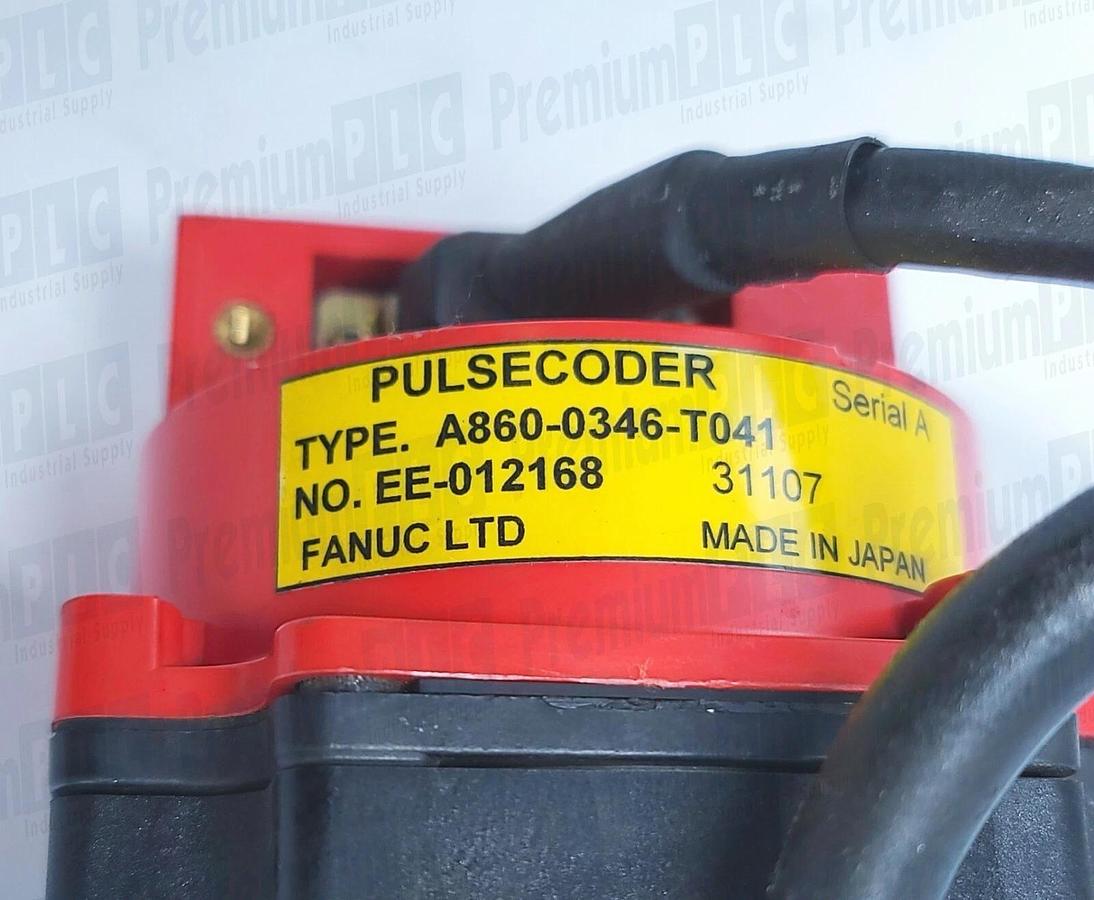 Used FANUC A06B-0373-B175 a2/3000 SERVO MOTOR W/ A860-0346-T041 PULSECODER SER. A