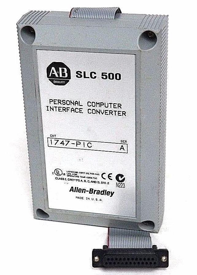 Used ALLEN BRADLEY 1747-PIC SER A PERSONAL COMPUTER INTERFACE CONVERTER