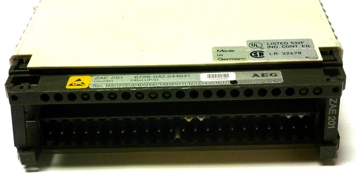 Used AEG  SCHNEIDER AS-BZAE-201 HIGH SPEED COUNTER ASBZAE201