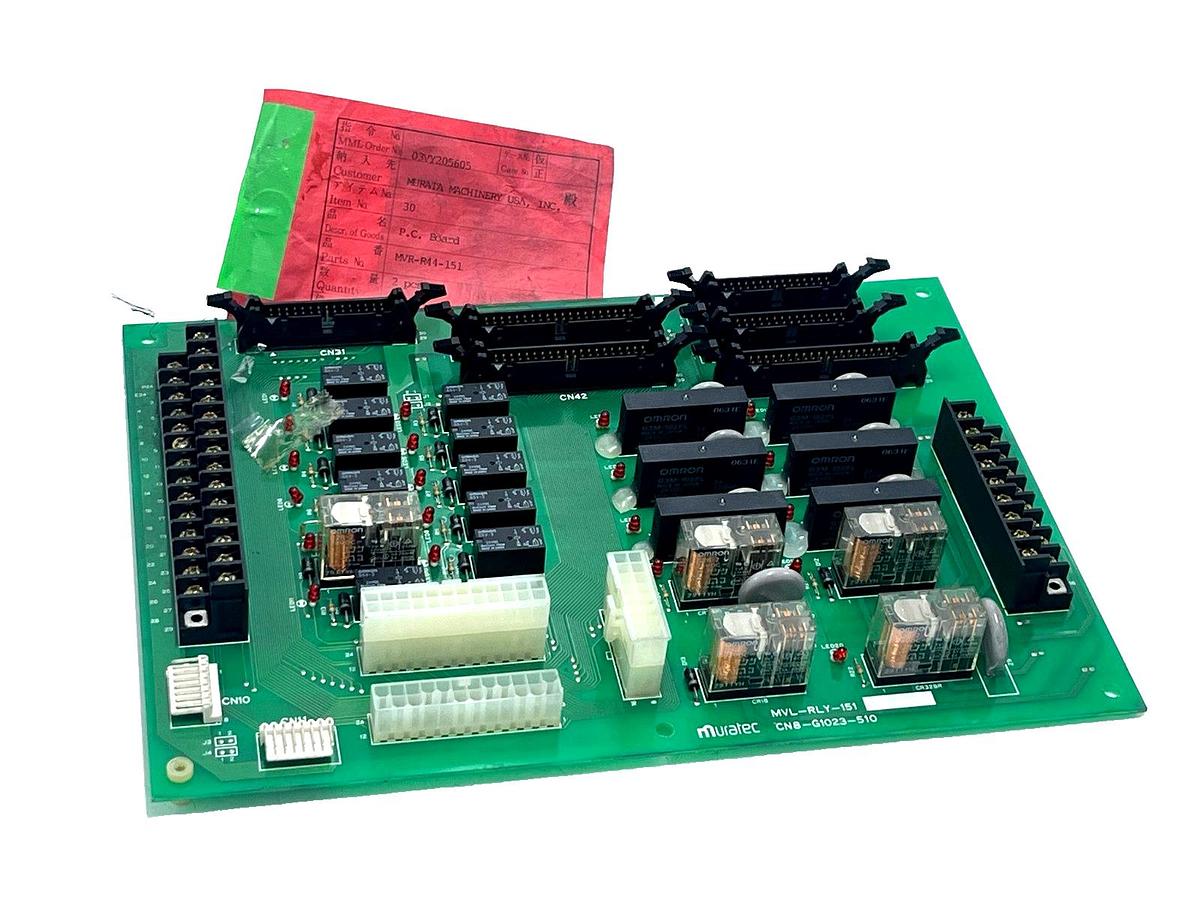 Used Muratec MVL-RLY-151 Circuit Board CN8-G1023-510 | Murata Machinery Relay Card