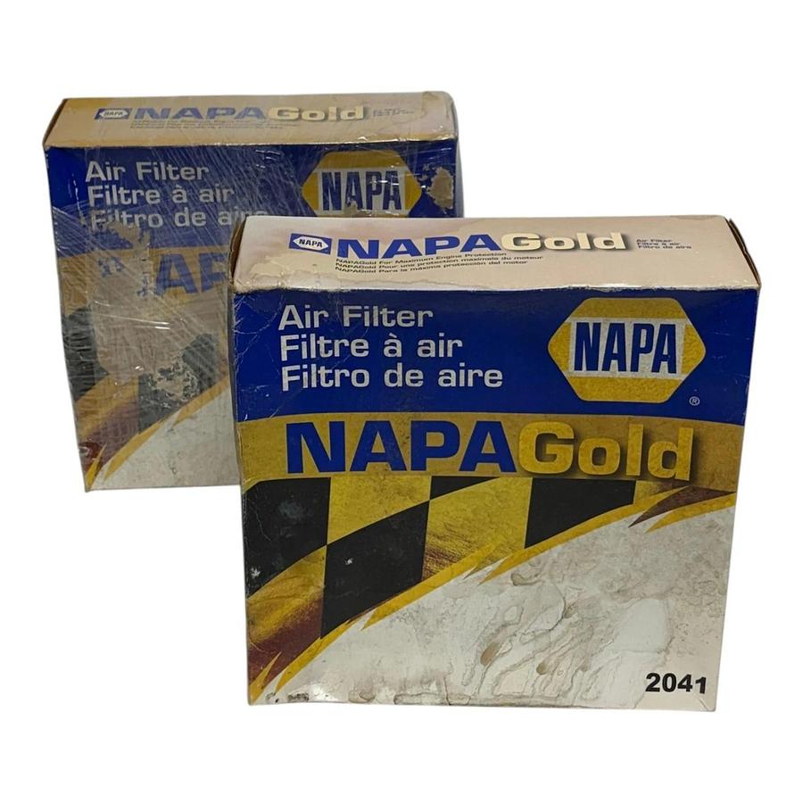 NAPA Gold 2041 Round Carbureted Engine Air Filters - Lot of 2 New Surplus
