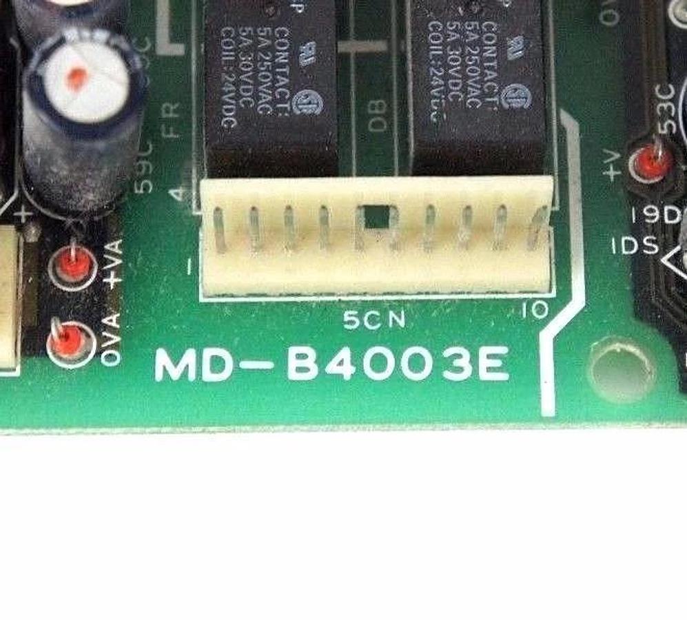 Used RELIANCE ELECTRIC MD-B4003E BOARD BLSR-2 247030025 W/ DSPL-001 WE-M2, MDB4003E