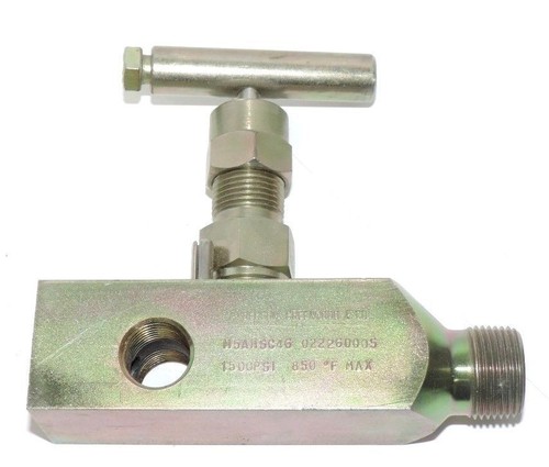 Used ANDERSON GREENWOOD M5AHSC46 022260005 GAGE VALVE 1500PSI 850DEG. F