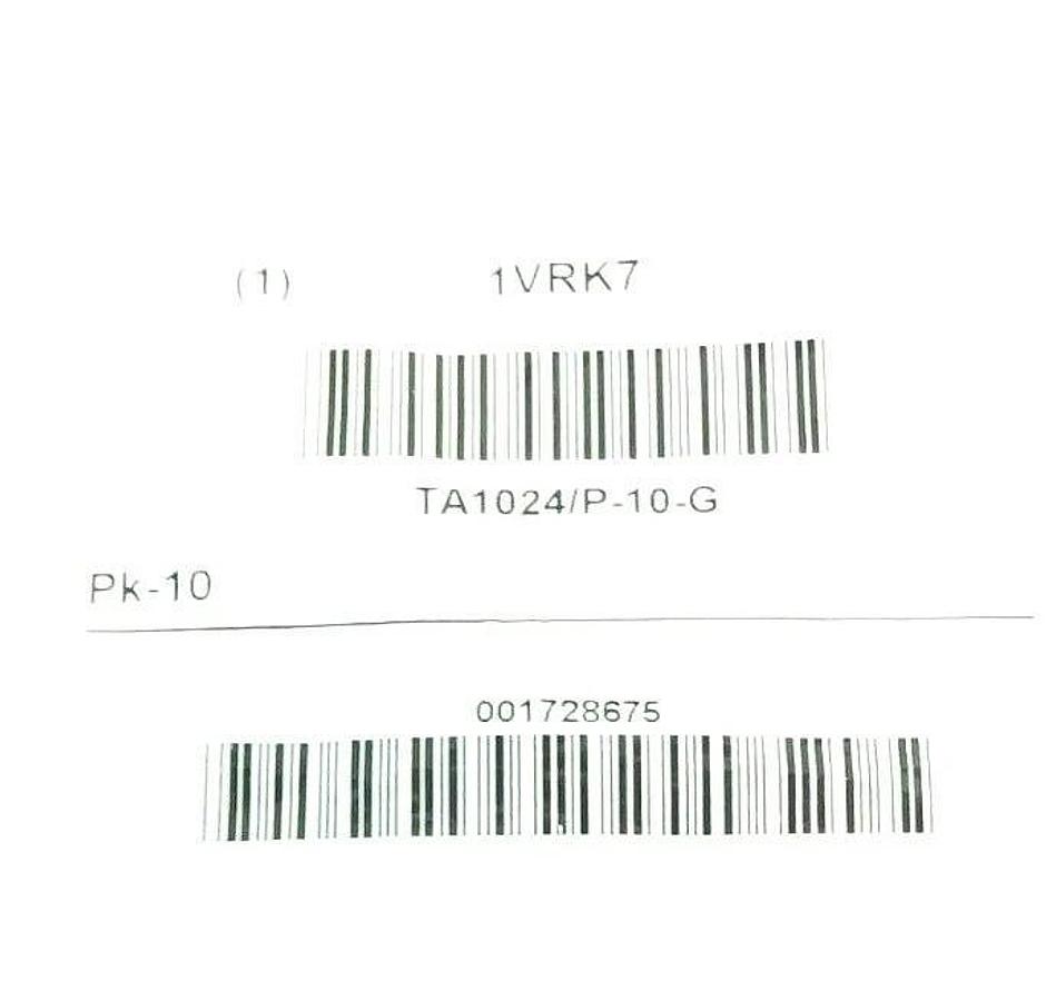 Used PACK OF 10 NEW THOGUS BARBED X MNPT MALE ADAPTERS 1VRK7, TA1024/P-10-G