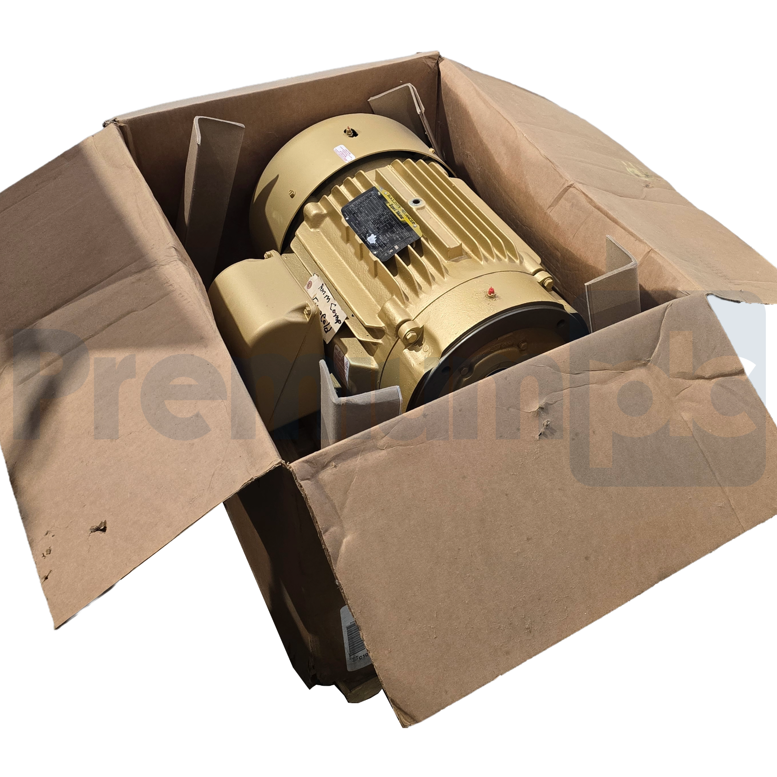 Used Baldor Evapco EJMM4104T-G Evapcold Compressor Motor TEFC 230/460V 30HP 10-397P