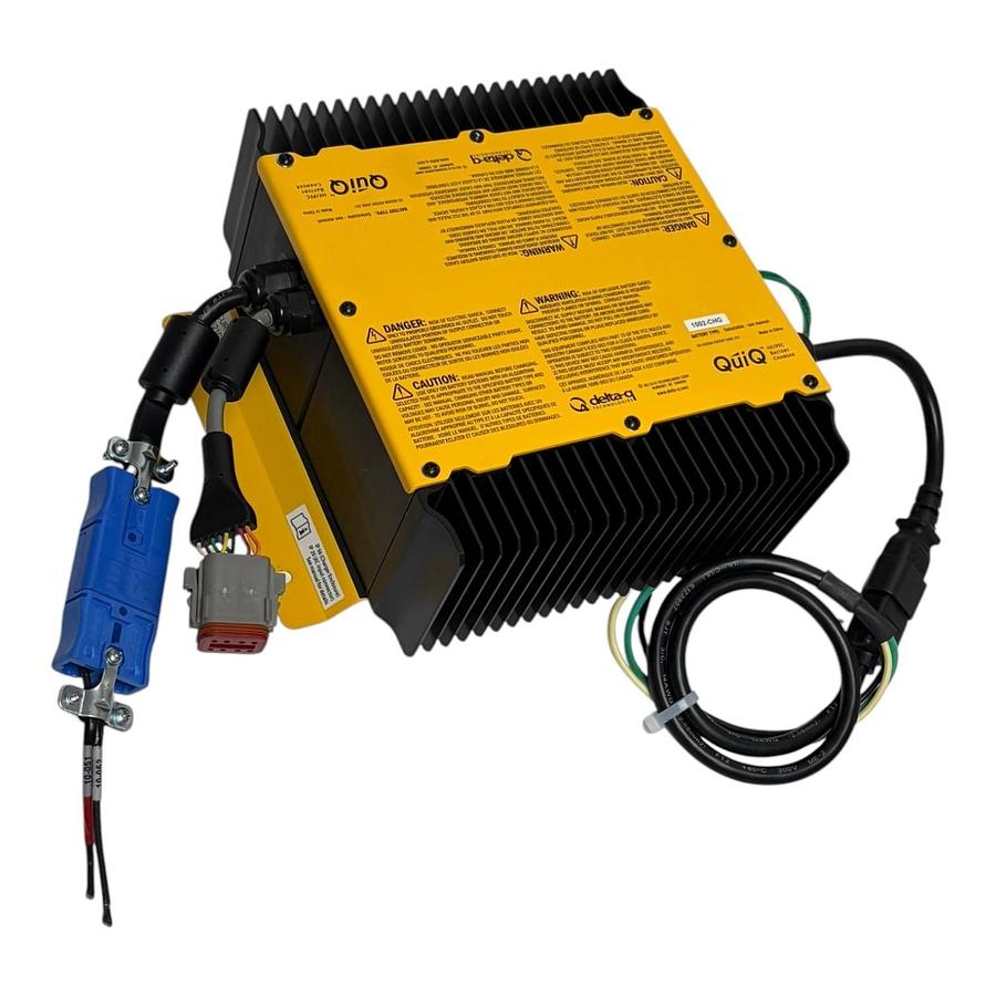 Used Delta-Q QuiQ 912-4854 Battery Charger 48V 18A Curtis 1621CS-4811 Industrial