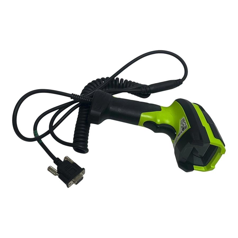 Used Zebra DS3608-SR00003VZWW Ultra-Rugged 2D Barcode Scanner w/ CBA-RF3-C09ZAR RS232