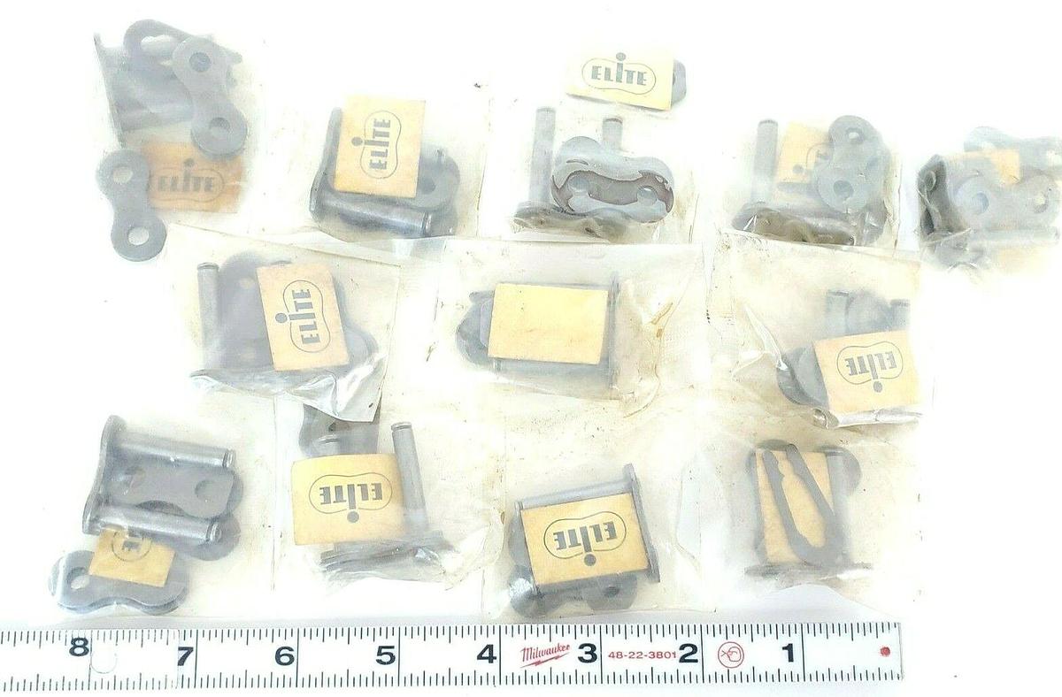 LOT OF 12 NEW ELITE CONNECTING LINKS ZK 900, 26 F.E. 3/4'' KE