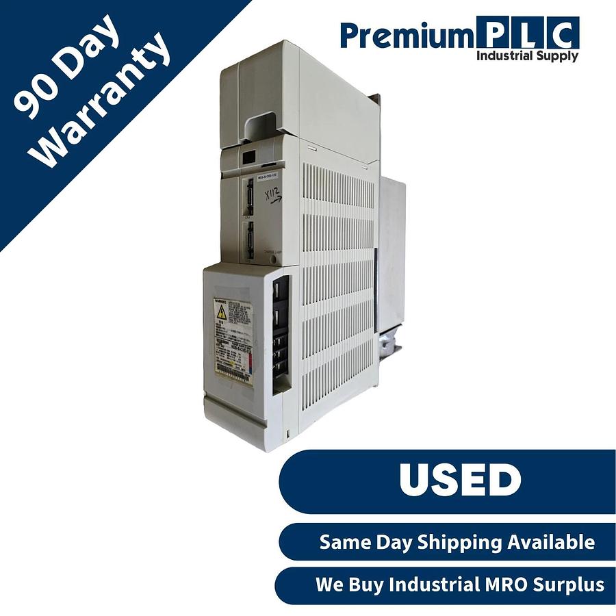 Used MITSUBISHI ELECTRIC MDS-B-CVE-110 MELDAS MDS-B SERIES SERVO POWER SUPPLY UNIT