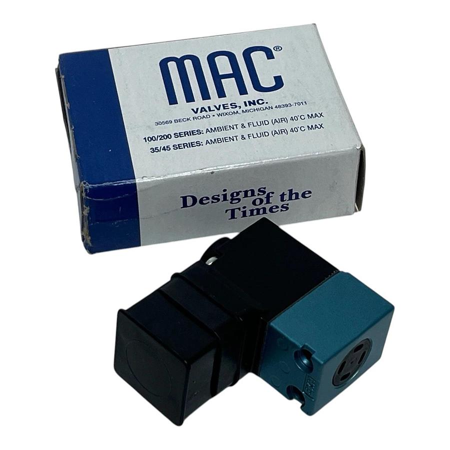 MAC Valves PME-111JJ Pneumatic Solenoid Valve Coil 120VAC 50/60Hz NEW SURPLUS