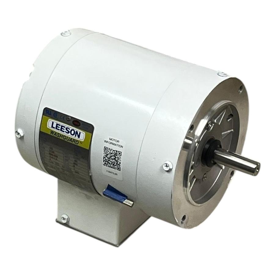 Used Leeson Washguard 1/2 HP Electric Motor 113473.00 Model C6T17VC4H New Surplus