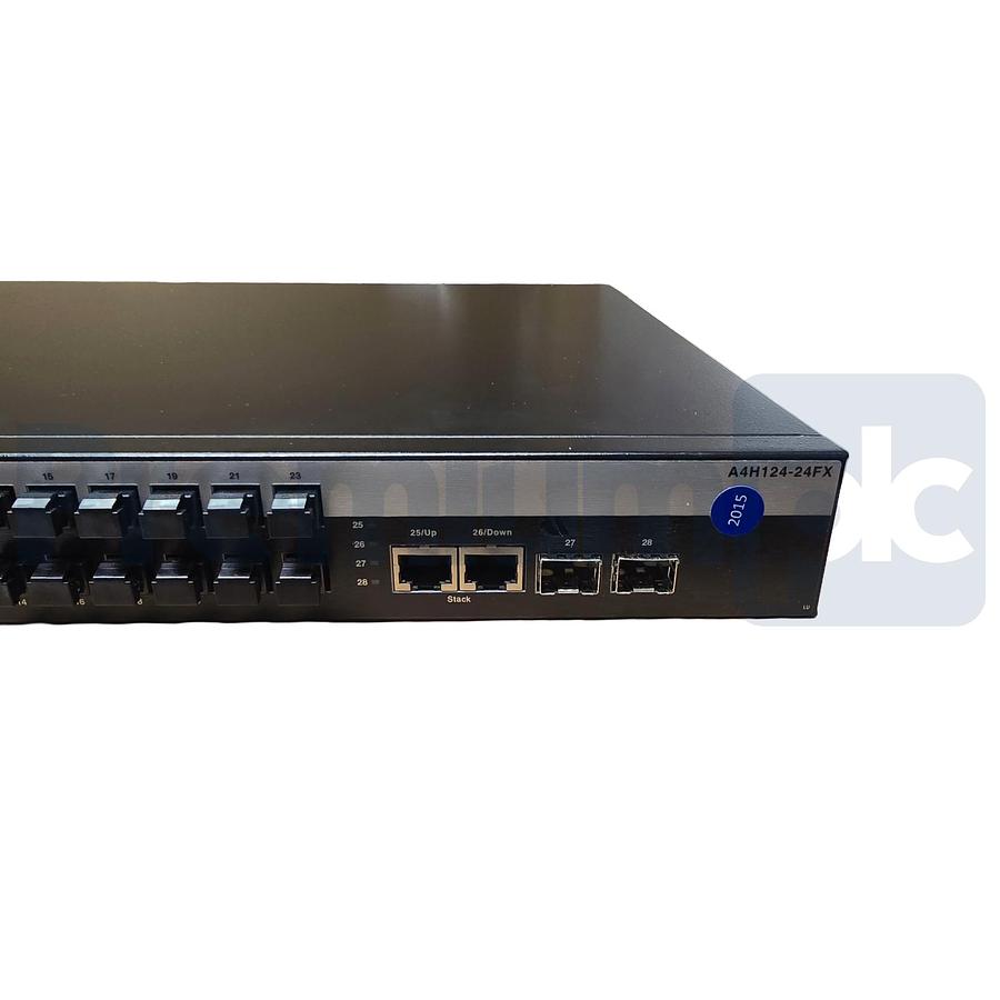 Used Foxboro Enterasys P0973JN 24-Port Fiber Managed Ethernet Switch A4H124-24FX NSMP