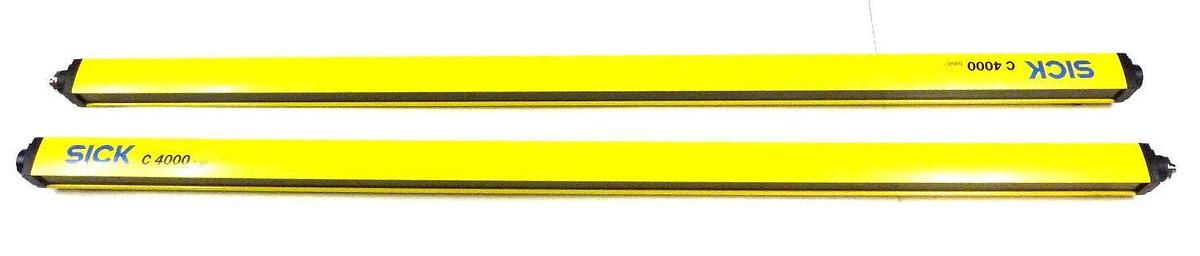 Used SET OF SICK C40E-1203AG300 (1027961) & C40S-1203AA300 (1027939) LIGHT CURTAINS