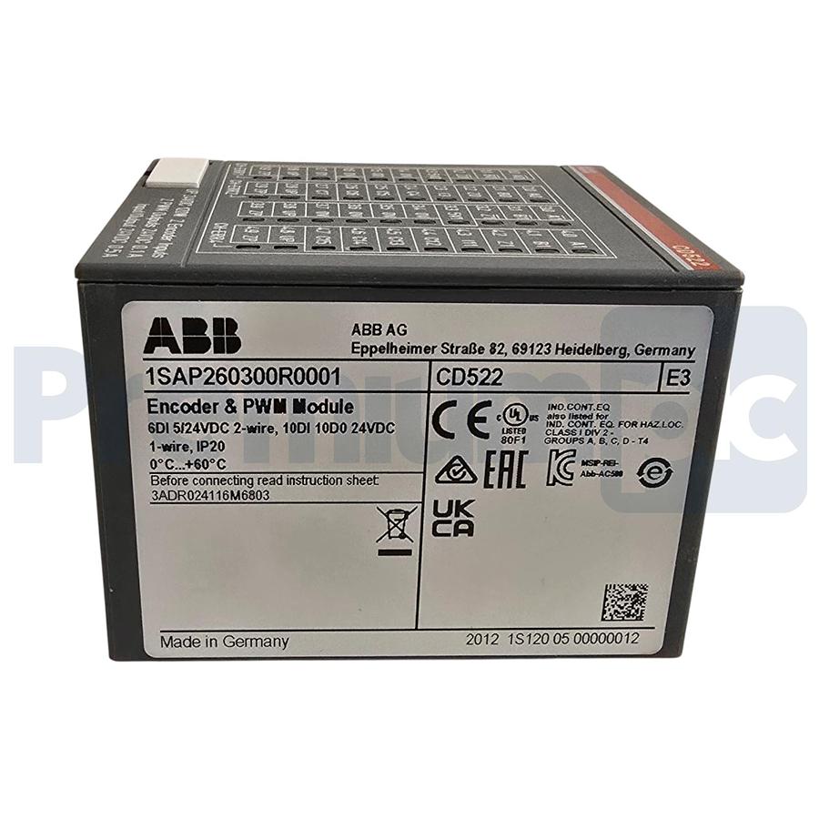 Used ABB 1SAP260300R0001 | CD522 AC500 S500 Encoder & PWM I/O Function Module NSMP