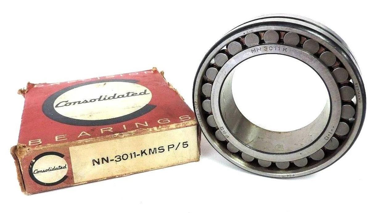Used NIB CONSOLIDATED NN-3011-KMSP/5 PRECISION BEARING NN-3011-KMS P/5