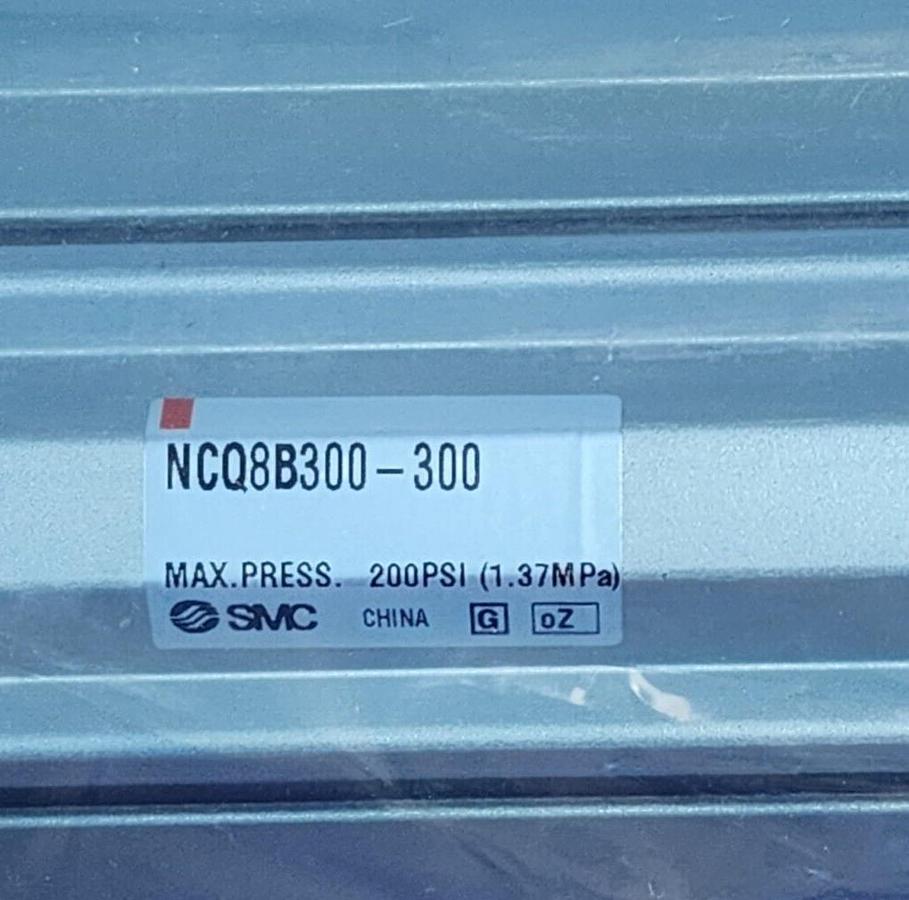 Used NEW SMC NCQ8B300-300 SERIES NCQ8 COMPACT CYLINDER 200PSI (1.37MPa)
