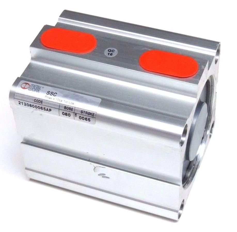 Used NEW METAL WORK PNEUMATIC 2120800065AP CYLINDER SSC 080 BORE 0065 STROKE