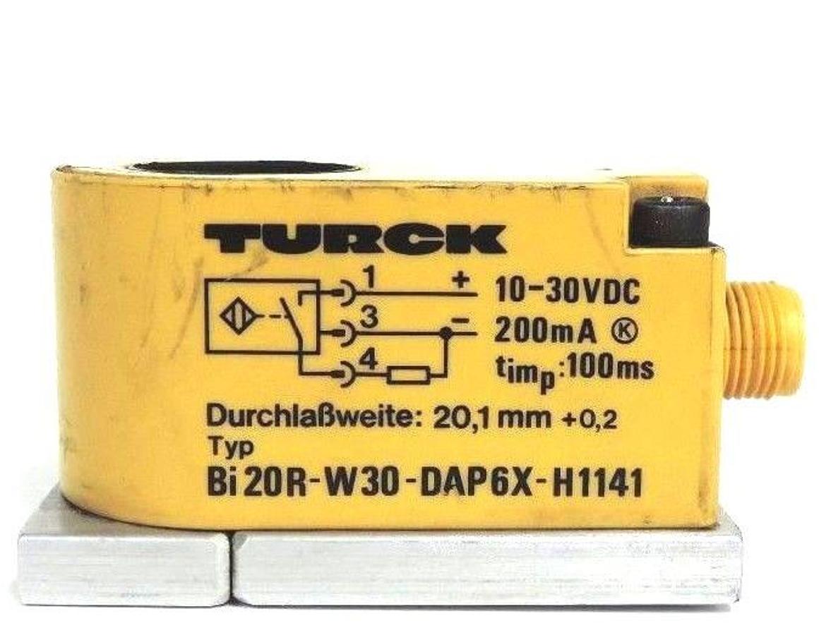 Used TURCK Bi20R-W30-DAP6X-H1141 SMALL RING SENSOR 10-30VDC 200mA