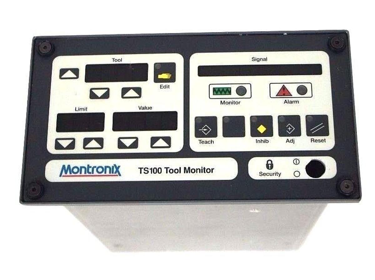 Used MONTRONIX TS100 TOOL MONITOR 120/230V, 50/60HZ, 33W
