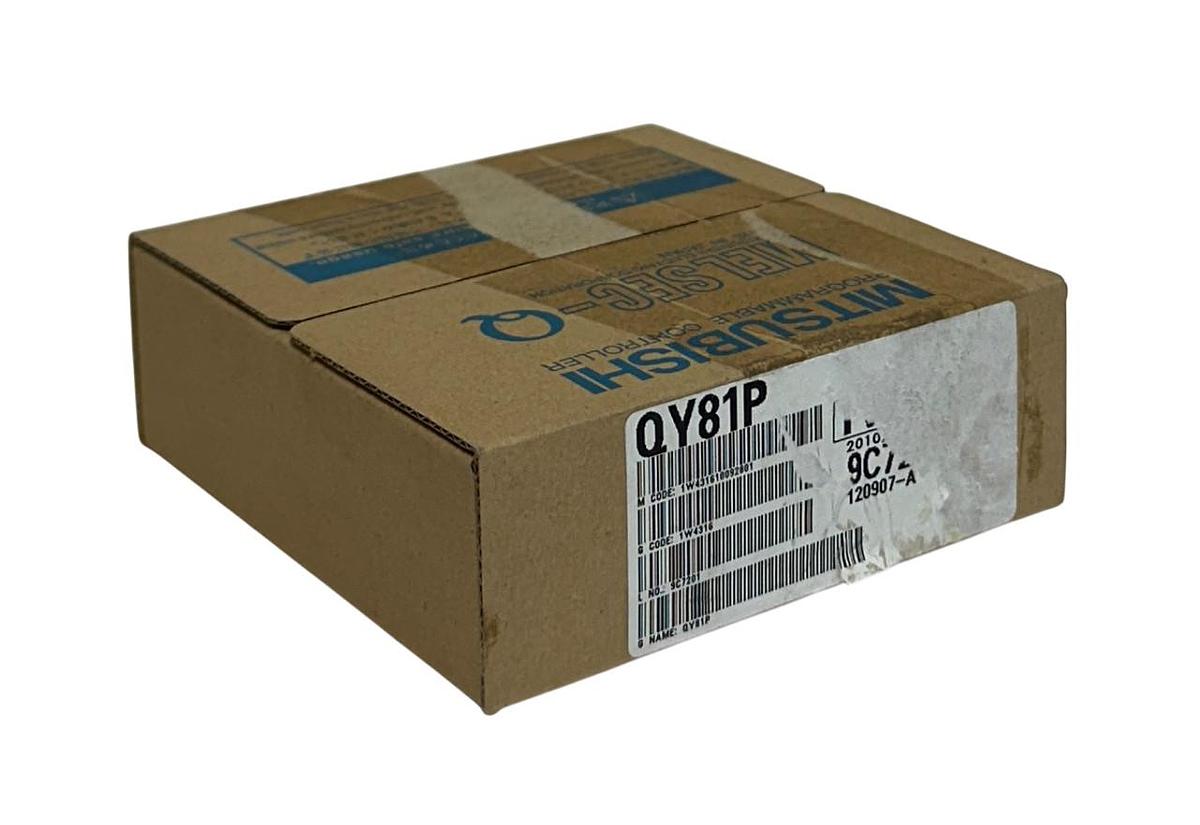 Used MITSUBISHI ELECTRIC QY81P MELSEC-Q DIGITAL OUTPUT MODULE 32-PT 24VDC PLC NSFS