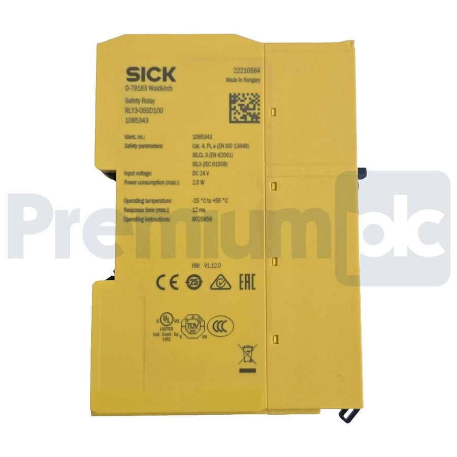 SICK RLY3-OSSD100 Safety Relay 1085343 ReLy OSSD Output Expansion Module 24VDC