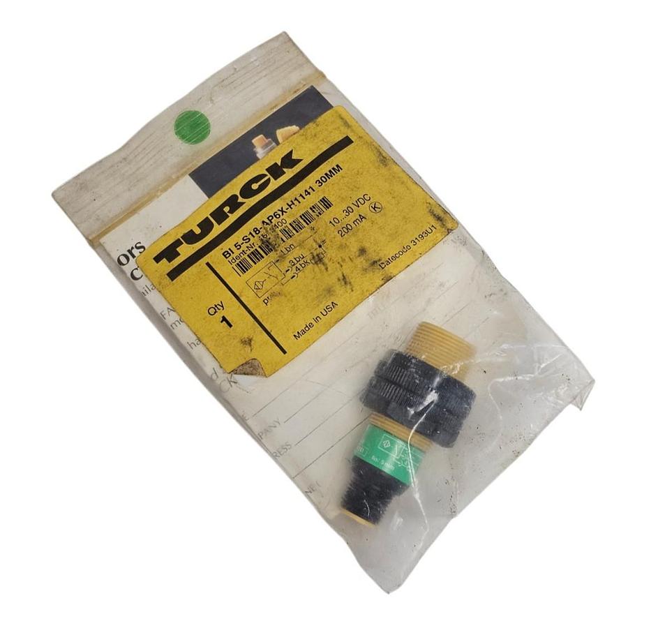NEW TURCK BI5-S18-AP6X-H1141 30MM NDUCTIVE SENSOR BI5S18AP6XH1141