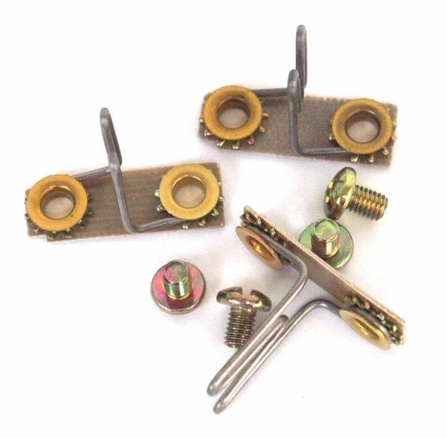 Used BOX OF 3 NEW GENERAL ELECTRIC CR123C466A HEATER ELEMENTS W/ 4 SCREWS C466A