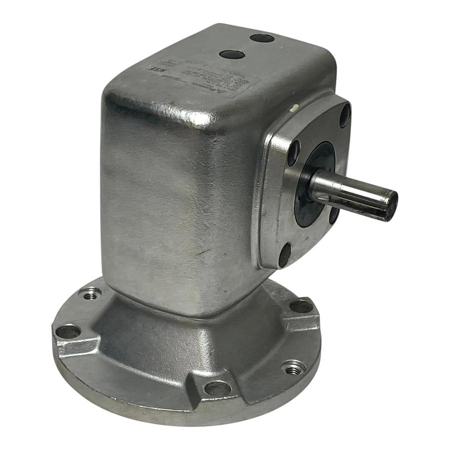 Used Boston Gear SSF715-30K-B5-JS1 Stainless Worm Gear Speed Reducer 30:1