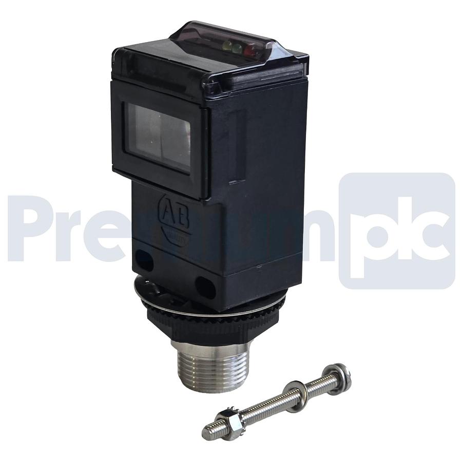 Used Allen-Bradley 42GRU-9202-QD /B PHOTOSWITCH Photoelectric Sensor M12 NSMP (read)