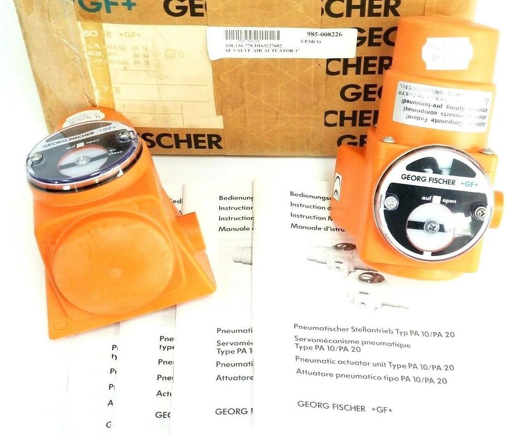 Used LOT OF 2 NIB GF SIGNET 198.150.778 ACTUATED VALVES 16-3227k 14 PA-10