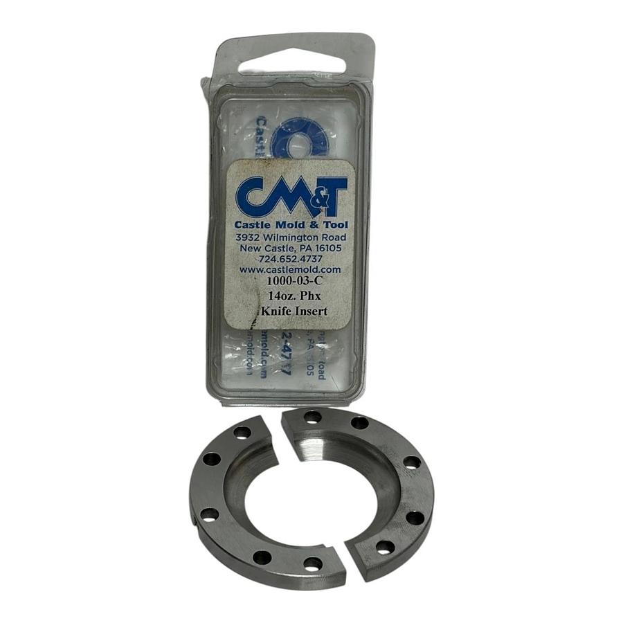 Castle Mold & Tool 1001-03-C 14oz Phx Knife Insert Ring #3 Blow Molding New