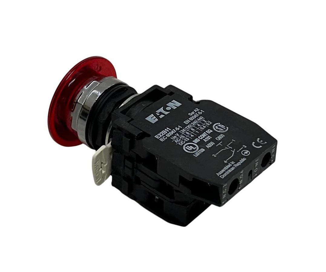 EATON E22GD2X4WB / E22B1 / E22B11 ILLUMINATED PUSH-PULL SWITCH / BUTTON RED NSNP