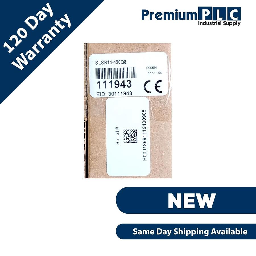 Used NEW BANNER SLSR14-450Q8 / SLSR14450Q8 EZ-SCREEN LIGHT CURTAIN RECEIVER 111943