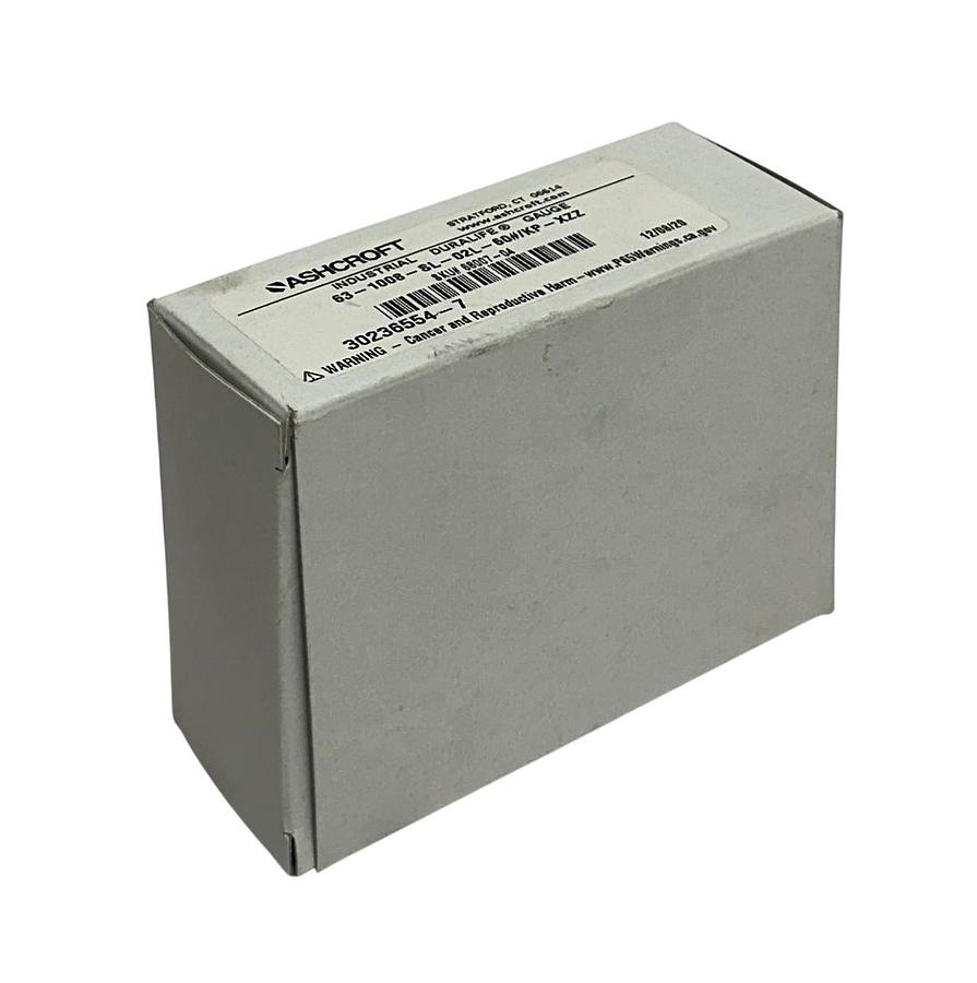 ASHCROFT 63-1008-SL-02L-60#/KP-XZZ / 68007-04 INDUSTRIAL DURALIFE GAUGE NSMP