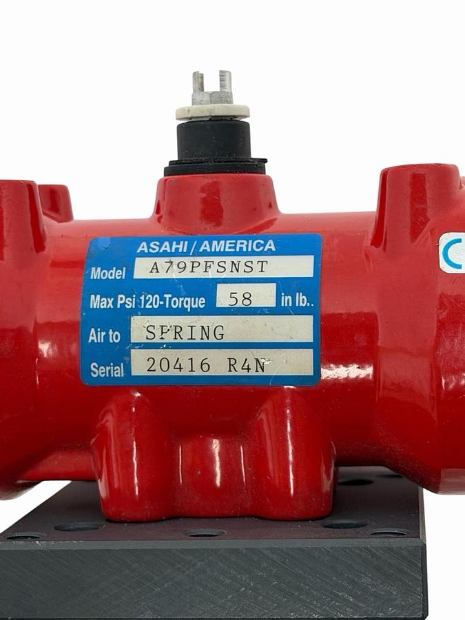 Used NEW ASAHI / AMERICA A79PFSNST AIR TO SPRING ACTUATOR VALVE 1/2''