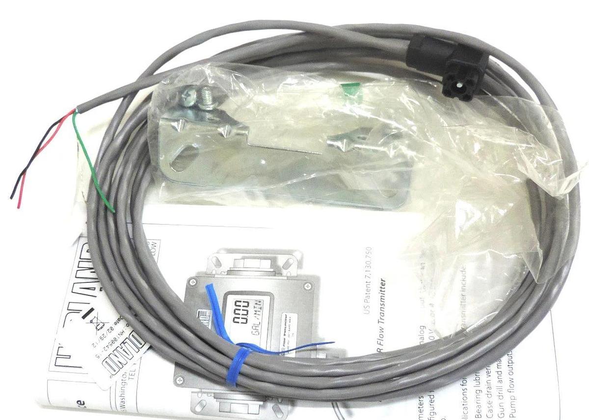 Used NIB HEDLAND H701A-030-MR FLOW METER 3/4" NPT OIL 30GPM, MR FLOW TRANSMITTER