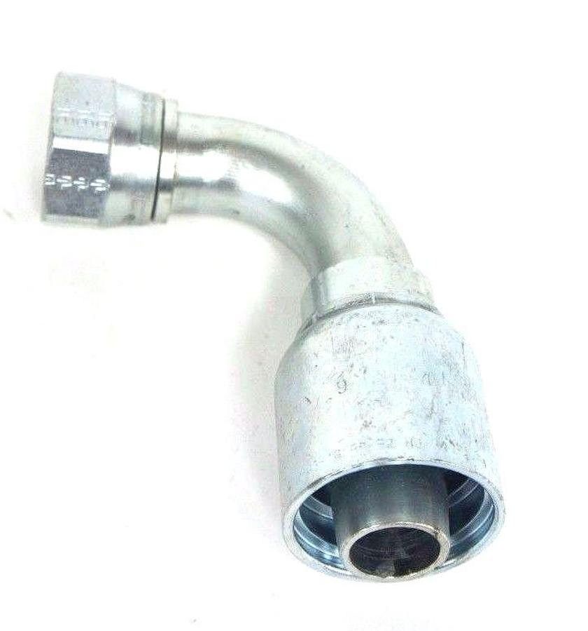 Used NEW PARKER 1L943-16-16 HYDRAULIC ELBOW HOSE FITTING 1" HOSE FITTING X 1" JIC