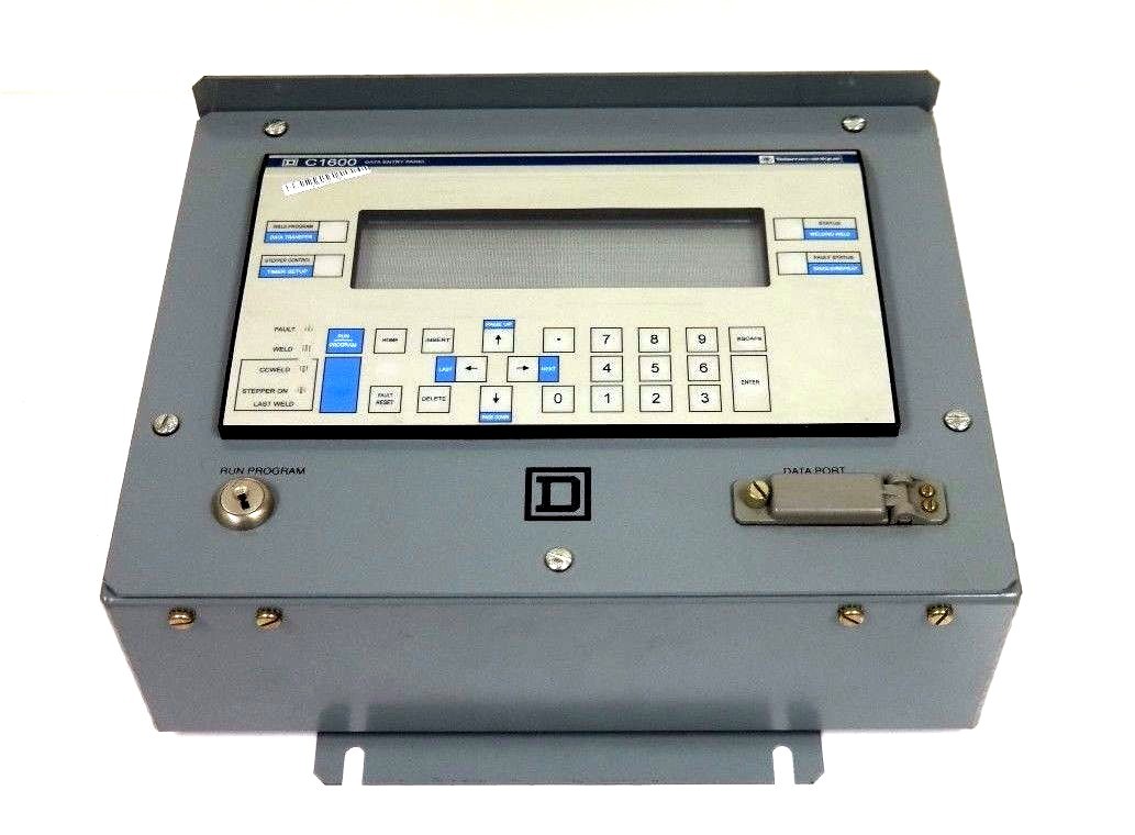 Used SQUARE D 52046-170-50 V.1.02 C1600 DATA ENTRY PANEL CCX 17 W81491349 5204617050