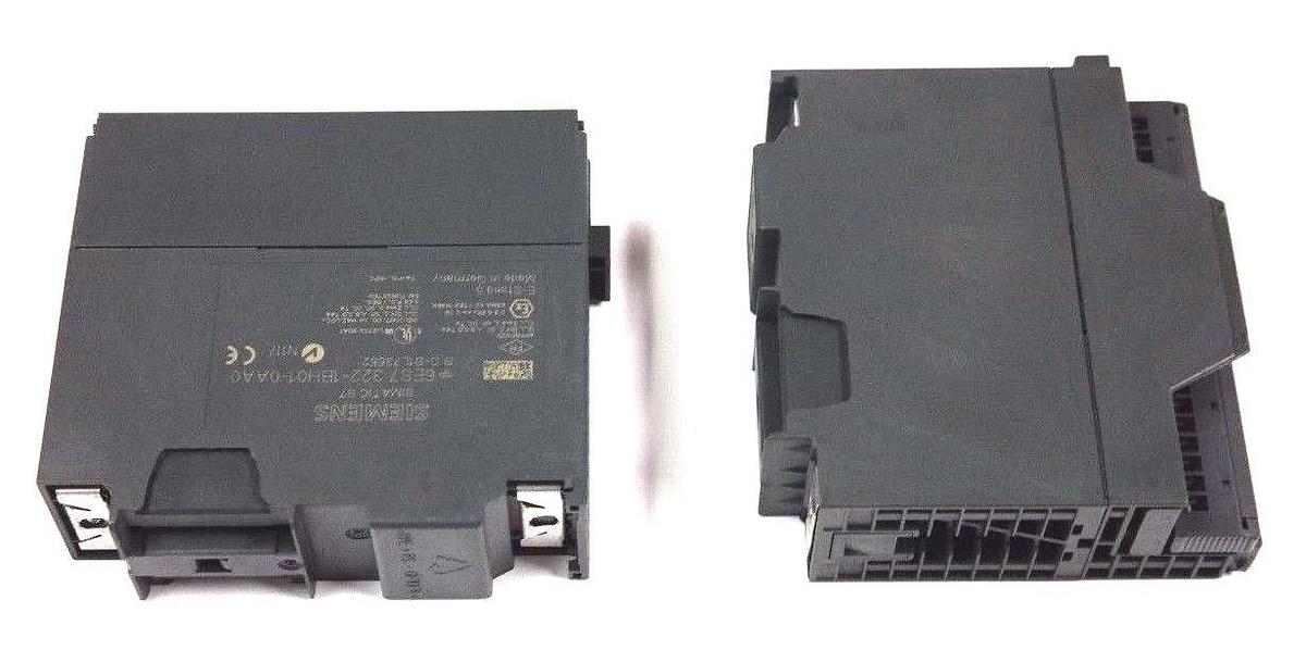 Used LOT OF 2 SIEMENS 6ES7 322-1BH01-0AA0 SIMATIC S7 OUTPUT MODULES 24VDC, .5AMP