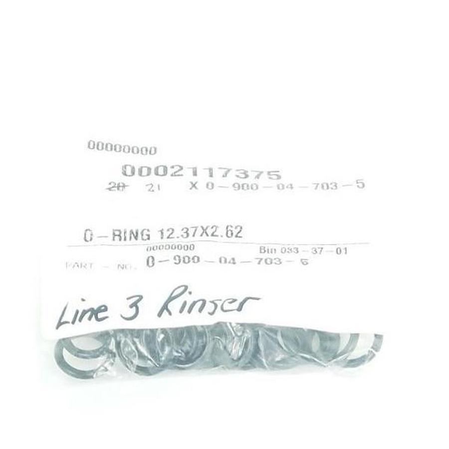 Used LOT OF 21 NEW KRONES 0-900-04-703-5 O-RINGS 12.37 X 2.62 MM 0900047035
